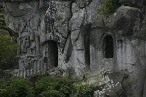 Sandstone Rock Formation Stampe: Externsteine