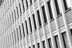 Deserted Building Facade Stampe: Facade