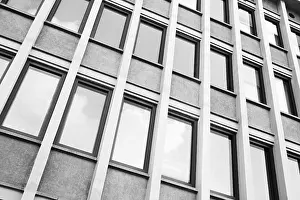 Deserted Building Facade Stampe: Facade