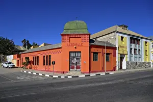 Namibia Architecture Stampe: Facade of the former reading hall