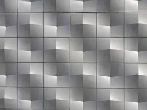 Textured Background Image Stampe: Facade structure with light and shadow