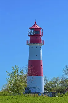 Blue Sky Landscapes Europe Stampe: Falshoeft lighthouse, navigation