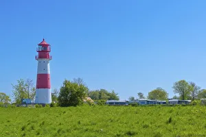 Northern European Coast Stampe: Falshoeft lighthouse, navigation