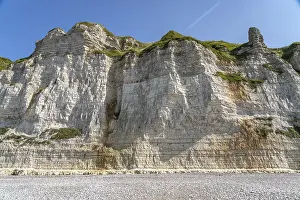 Rocky Coast Landscape Photography Stampe: Fecamp chalk cliffs, Normandy