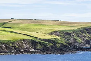 River Emme Waterfront Stampe: Fields and Farms Cliffs over cliffs