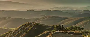 Stampa con cornice : Campi in Toscana. Stampa con cornice : Campi in Toscana.