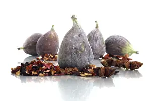 Fig Nutrition Stampe: Fig with tea