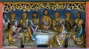 Jesus Christ Depiction Stampe: Figural representation of the Last Supper