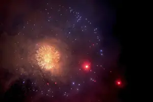 Festive Atmosphere Stampe: Fireworks
