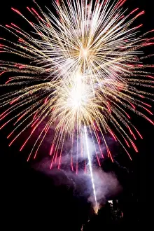 New Year Fireworks Stampe: Fireworks