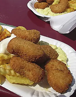 High Calorie Snack Stampe: Fish and chips