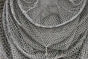Fishing Net Detail Stampe: Fish trap