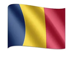 Stampe di Bandiera del Ciad, simbolo di un paese africano con una ricca storia e cultura Immagini Correlate Stampe: Bandiera del Ciad