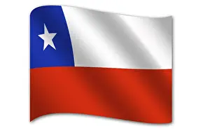 Symbolic National Colors Stampe: Flag of Chile