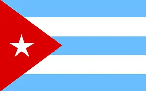 Caribbean Island Flag Stampe: Flag of Cuba
