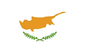 Southeast Europe Tourist Attraction Stampe: Flag of Cyprus