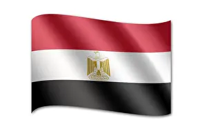 Computer Graphic Flag Stampe: Flag of Egypt
