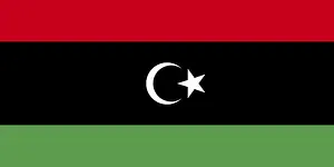 North African Flags Stampe: Flag of Libya