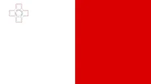 Malta Flag Stampe: Flag of Malta