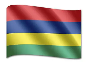 Empty National Ensigns Stampe: Flag of Mauritius
