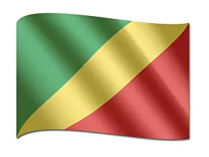 Computer Graphic Flag Stampe: Flag of the Republic of the Congo