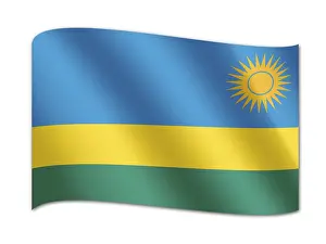 Ruanda Stampe: Bandiera del Ruanda