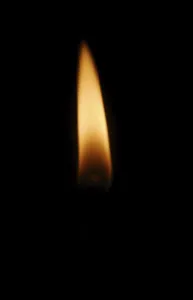 Black Background Fire Stampe: Flame