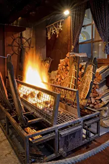 Northern Europe Cuisine Stampe: Flame salmon