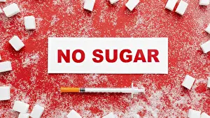 Venice Carnival Stampe: Flat lay no sugar message