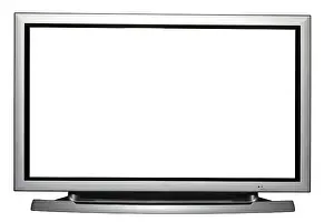 White Studio Backdrop Stampe: Flat screen TV