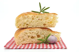 True Lavender Plant Stampe: Flatbread, bread pieces, Germany