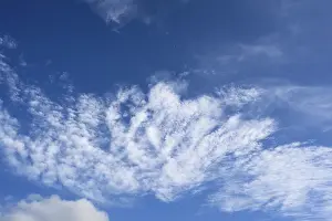 Cirrocumulus Cloud Formations Stampe: Fleecy clouds (Cirrocumulus)