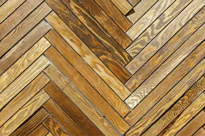 Decorative Wooden Structure Stampe: Floorboard as a creative background
