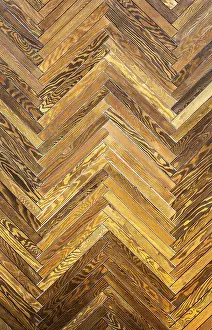 Deciduous Tree Background Image Stampe: Floorboard as a creative background