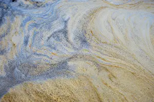 Usedom Island Germany Stampe: Foam formation, structure, background image