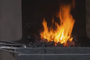 Handicraft Industry Stampe: Forge, forge fire