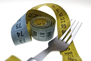 Balanced Diet Image Stampe: Fork with tape