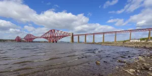 Stampe di Ponte Forth sul Firth of Forth, South Queensferry, Edimburgo, Scozia, Regno Unito Ponte Forth Stampe: Ponte di Forth sul Firth of Forth