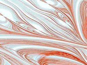 Computer Generated Fractals Stampe: Fractal marble texture - abstract computer-generated image