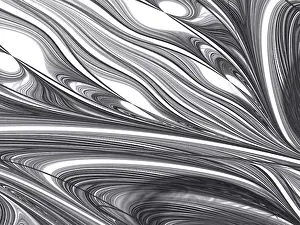 Computer Generated Fractals Stampe: Fractal marble texture - abstract computer-generated image