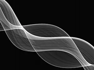 Arte Digitale Stampe: Immagine computer-generata astratta - onda frattale.