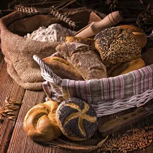 Freshly Baked Baguette Stampe: Fresh rolls