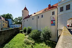 Central European Architecture Stampe: Freudenstein Castle on Schlossplatz