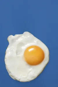 High Angle Shot Stampe: Fried egg