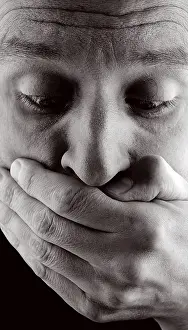 Terrified Person Stampe: Fright