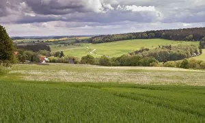 European Countryside Stampe: Frotschau, Germany, Greiz, Thuringia