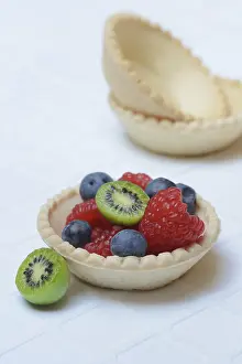 Raspberry Tartlet Stampe: Fruit in tartlet base, raspberry