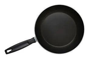 Full Length Studio Photography Stampe: Frying pan