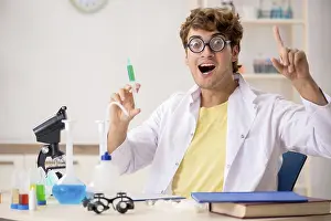 IL DNA Stampe: Il chimico strambo che fa esperimenti e prove.