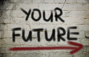Conceptual Image Stampe: Your Future Concept